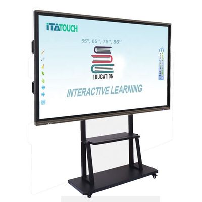 Smart 4K LCD Touchscreen Whiteboard , 13MP Camera IR Interactive Smart Board