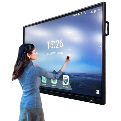 Tablero interactivo inteligente con aplicaciones Android HDMI/USB/Bluetooth/Conectividad Wi-Fi Panel de pantalla LED/LCD