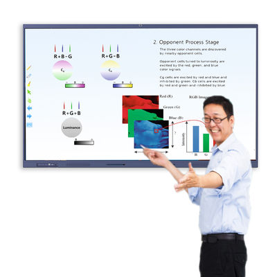 Pizarra interactiva educativa con altavoz de 2x15W/20W con panel de pantalla LED/LCD OS Android 11.0/12.0