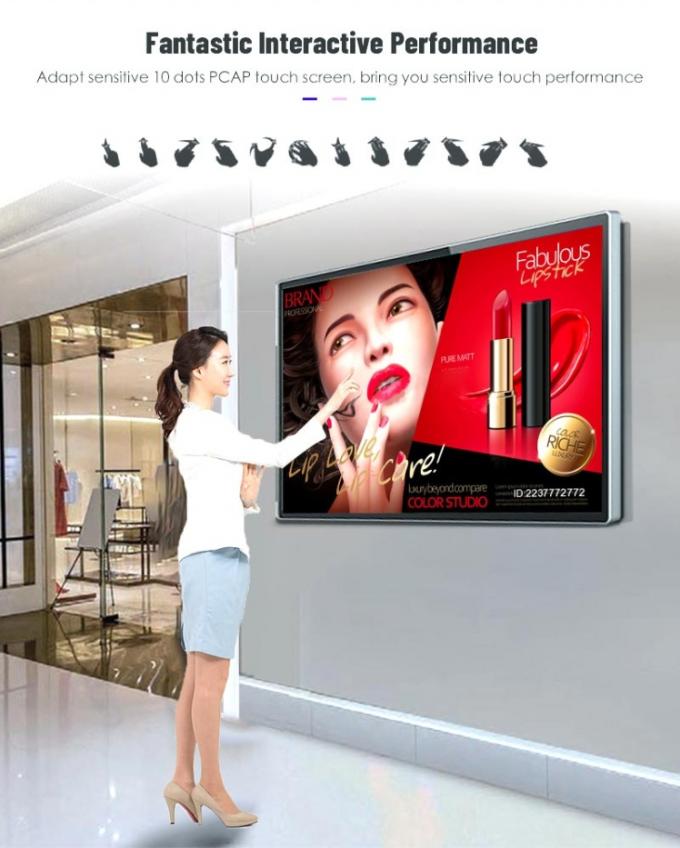 la publicidad de la pantalla llevó
